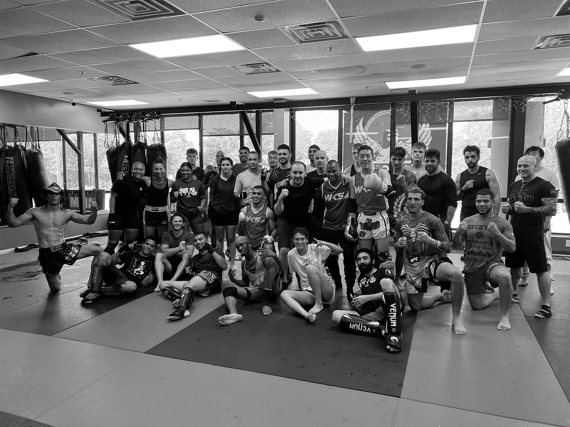 The wider Rigoro martial arts community after training